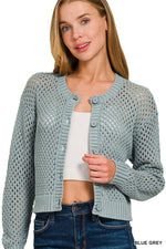 Woven Bloom Cardigan