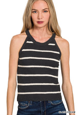 Brighton Stripe Sweater Tank