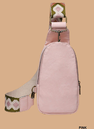 The Hudson Vegan Leather Sling Bag