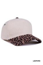 Cheetah Corduroy Cap