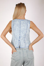 The Edge Acid Wash Vest