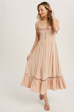 Blush Breeze Mini Frill Dress