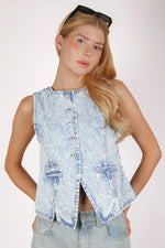 The Edge Acid Wash Vest