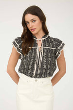 Marigold Drift Tie Top