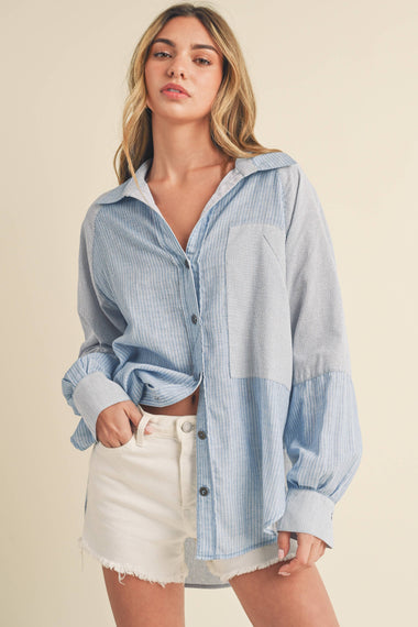 Shia Button Tunic Top