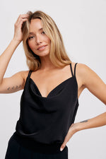 Empress Silk Cowl Neck Cami