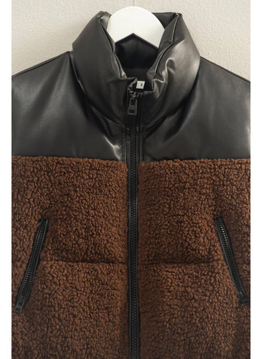 Frostline Sherpa Puffer Vest