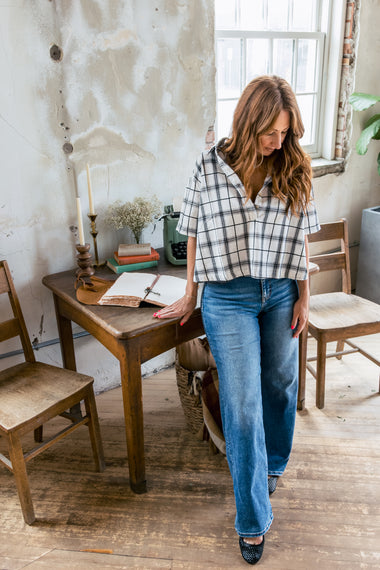 Cabin Plaid Top