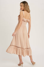 Blush Breeze Mini Frill Dress