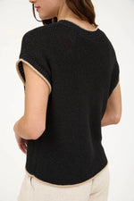 The Downtown Contrast Sweater Tee