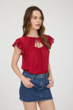 Rosalie Keyhole Tie Top