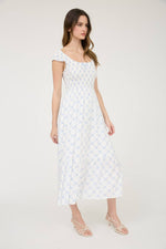 Elara Bow Midi Dress