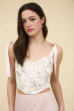 Floral Lace Corset Top