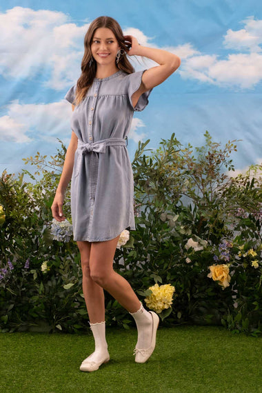 Rowan Belted Mini Dress