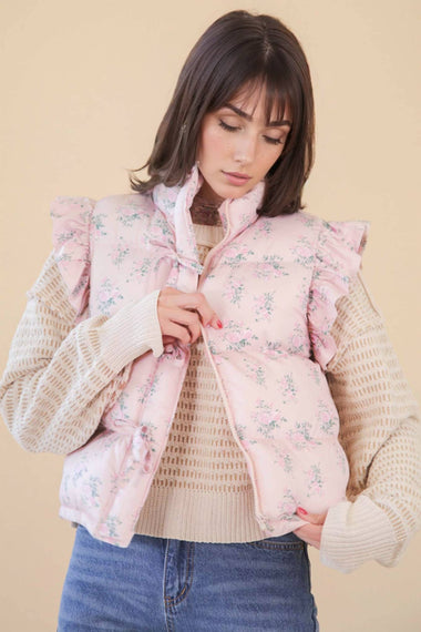 Meadow Belle Ruffle Sleeve Vest