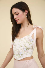 Floral Lace Corset Top