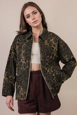 Lennox Cheetah Barn Jacket