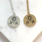 Mountain Sun Necklace by Royce and Oak