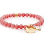 Mini “Pink Candy" Stone Bangin' Bracelet by eLiasz and eLla