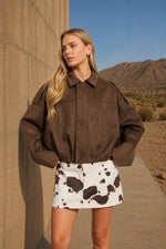 Bronzed Suede Jacket
