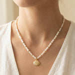 Mother Of Pearl Mixed Beaded Necklace
