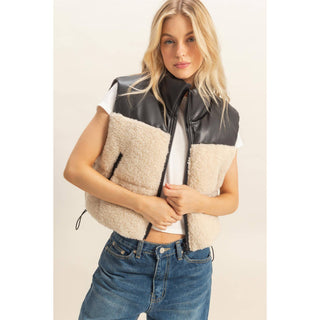 Frostline Sherpa Puffer Vest