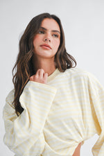 Seattle Stripe Long Sleeve Top
