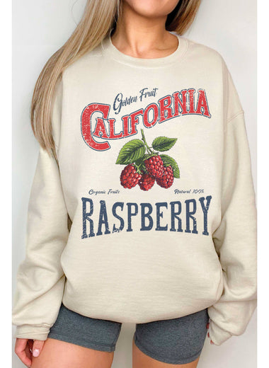 Golden Fruit Raspberry Crewneck