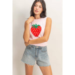 Strawberry Fields Knit Top