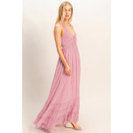 Moonpetal Halter Maxi Dress