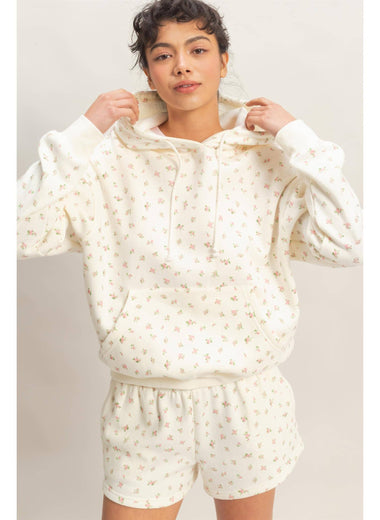 Street Floral French Terry Hoodie