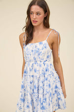 Isla Tie-Back Mini Dress