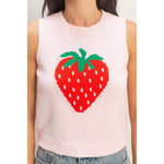 Strawberry Fields Knit Top