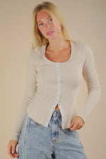 Soft Edge Knit Top