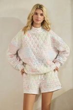 Meadowline Quilted Mock Neck