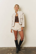 Wildflower Quilted Snap Jacket