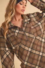 Mya Plaid Pullover