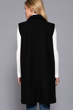 Brienne Sleeveless Notched Collar Vest