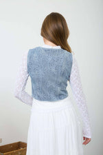Clover Belle Denim Vest