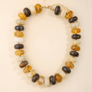 Swirl Society Marbled Disc Necklace