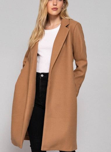 Bristol Open Front  Long Coat