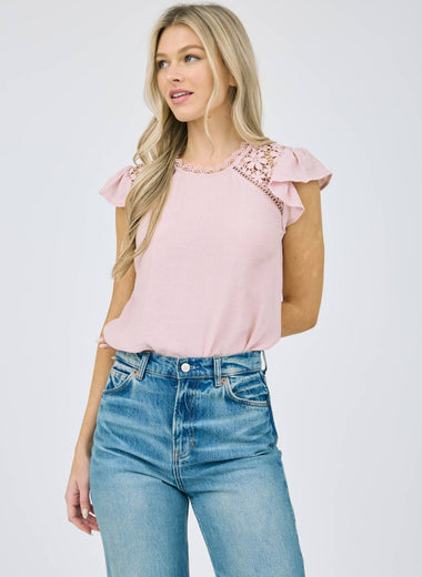 Juliet Lace Panel Top