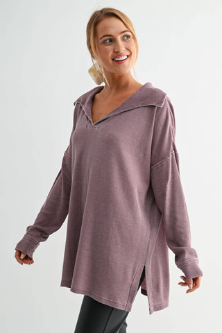 Canyon Oversized Waffle Top