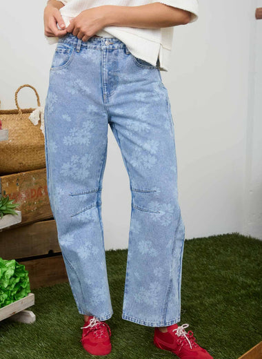 Daisy Road Barrel Denim