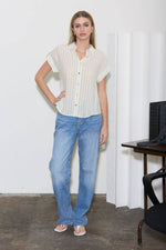 Amie Stripe Button Down