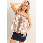 Printed Strappy Top