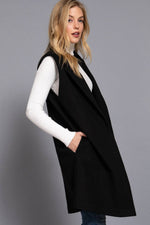 Brienne Sleeveless Notched Collar Vest