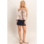 Printed Strappy Top