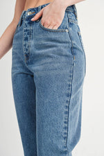 Freestone High-rise Straight Leg Denim Jean