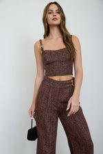 Coco Rouge Tweed Top